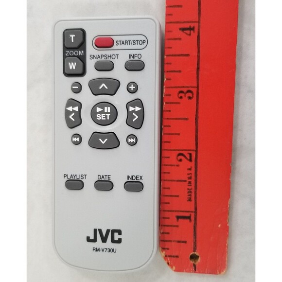 JVC Remote Control model RM V730U for digital camcorder new battery - Picture 4 of 5